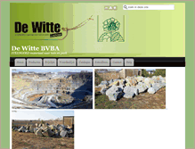 Tablet Screenshot of dewitte-bvba.be